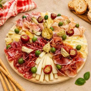 Platou mix carnuri si branzeturi italiene, pentru 10-12 persoane