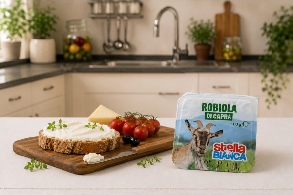 Robiola de capra 100 gr - branza proaspata Pezzetta