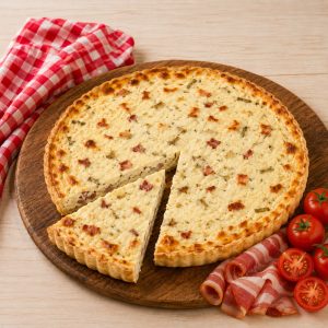 Tarta cu praz si panceta, 1.3 kg