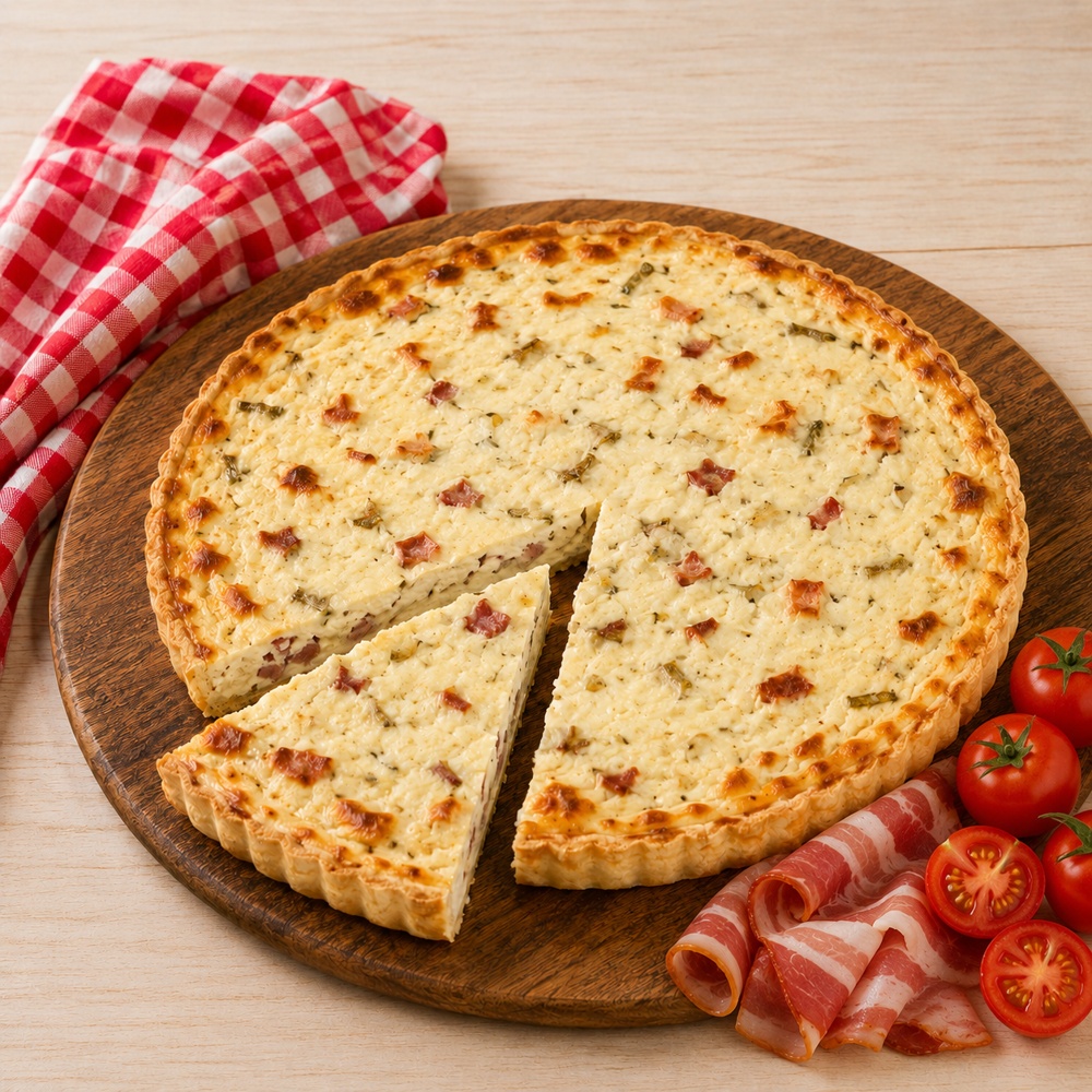 Tarta cu praz si panceta, 1.3 kg 2 Tarta cu praz si panceta