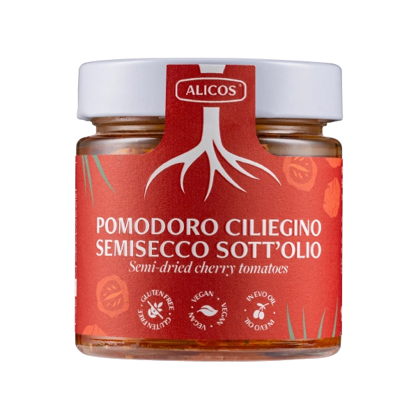 Rosii Cherry Semi-Uscate in Ulei de masline - 180 gr 3 Rosii Cherry Semi-Uscate in Ulei de masline
