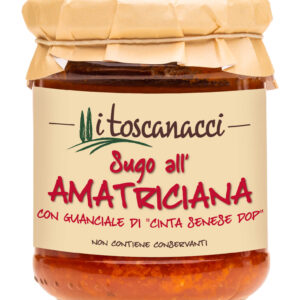 Sos Alla’Amatriciana cu Guanciale “cinta senese DOP”, 180 gr