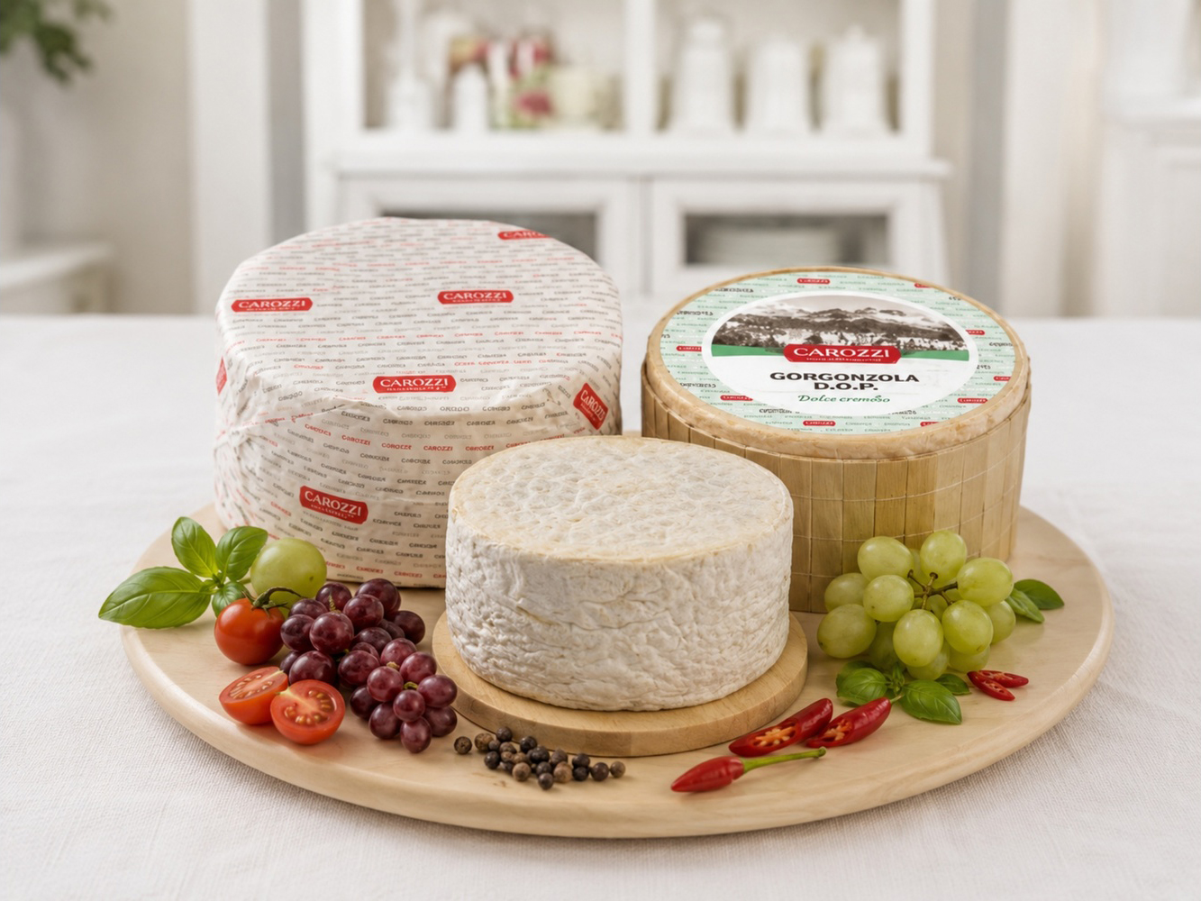 Gorgonzola DOP Dolceverde 100 gr - branza italiana cu mucegai, Carozzi