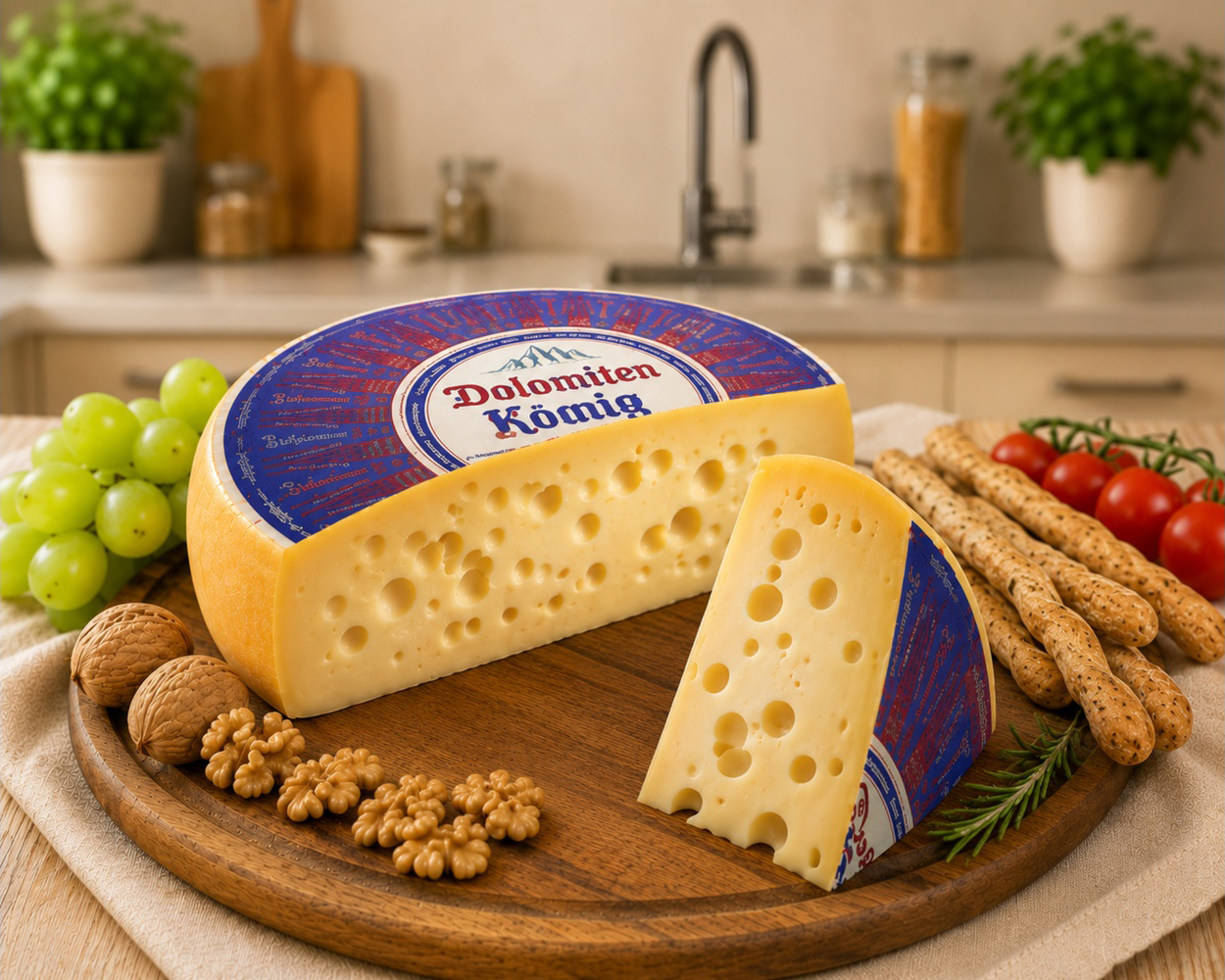 Dolomiten Koenig - Branza Pezzetta, 100 gr 1 Dolomiten Koenig 100 gr - branza semi-maturata Pezzetta