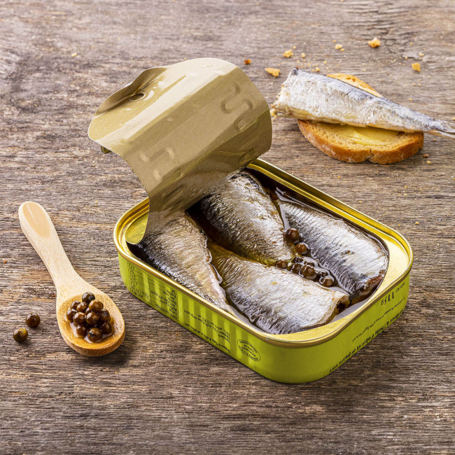 Sardine in ulei de masline si piper verde 3 Sardine in ulei de masline si piper verde
